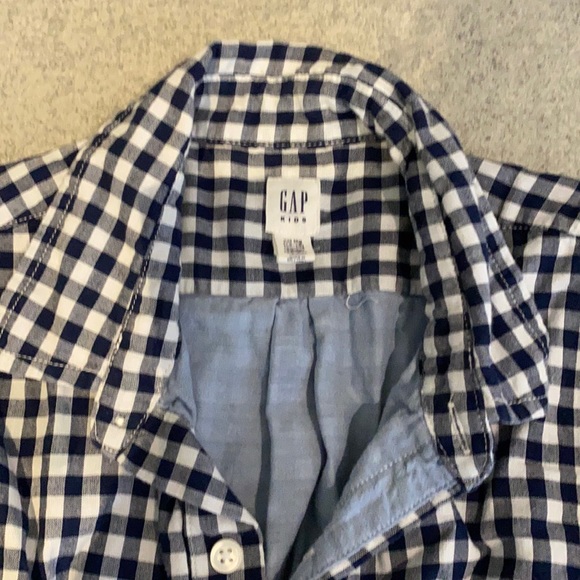 GapKids checkered dress shirt - Picture 1 of 3